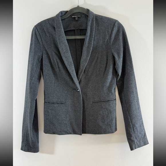 James Perse Womens Blazer Jacket Preppy Academia Old Money Chic Gray - Picture 1 of 7